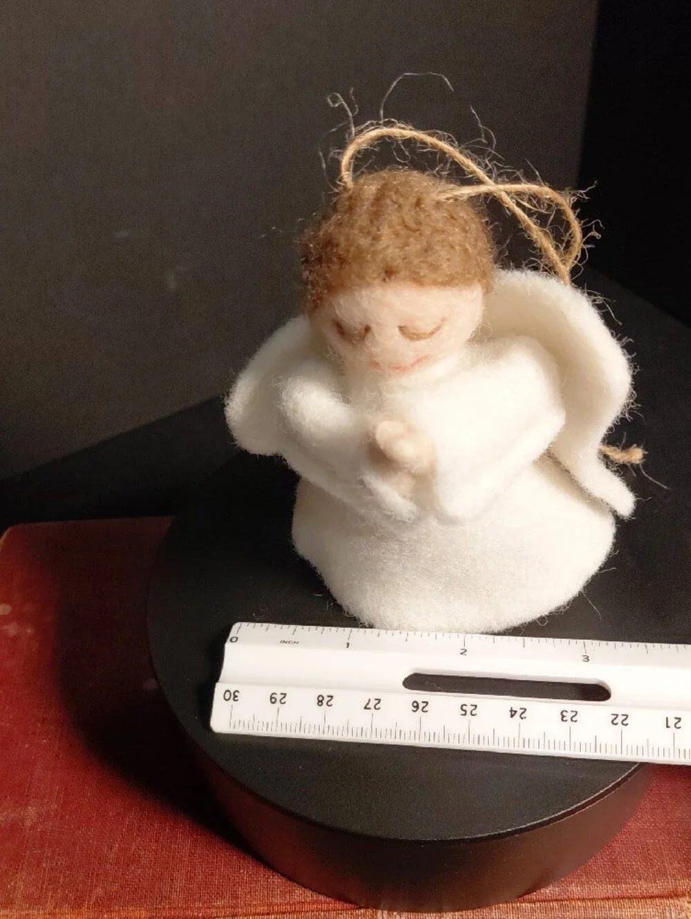 Handmade Needle Felt Angel Ornament
